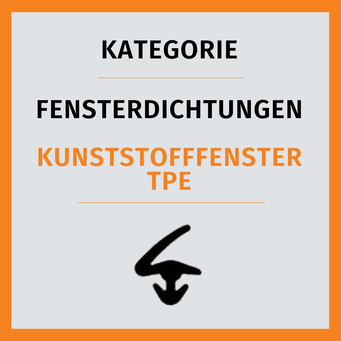 Kunststofffenster-Dichtungen TPE
