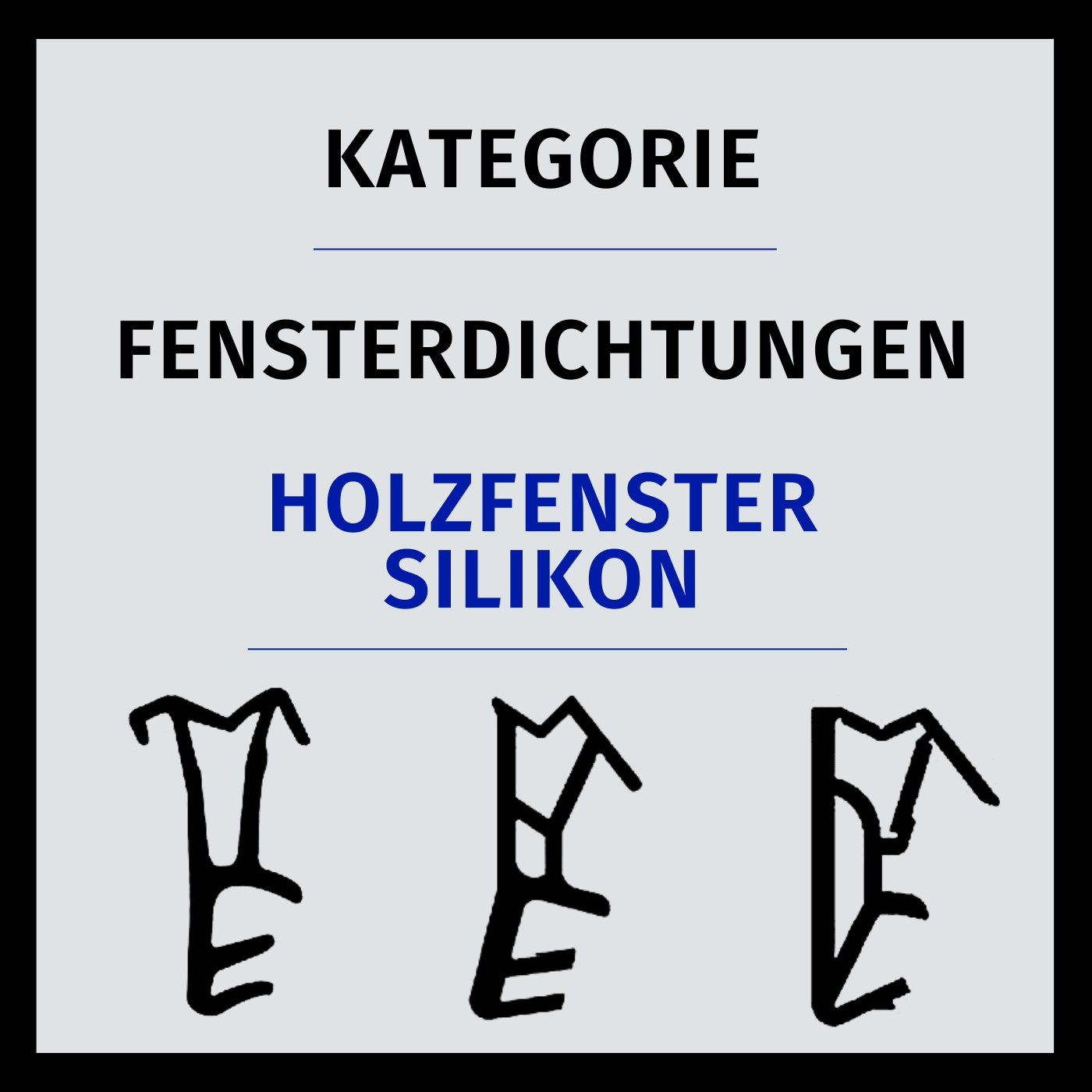 Dichtungen - Holzfenster Silikon