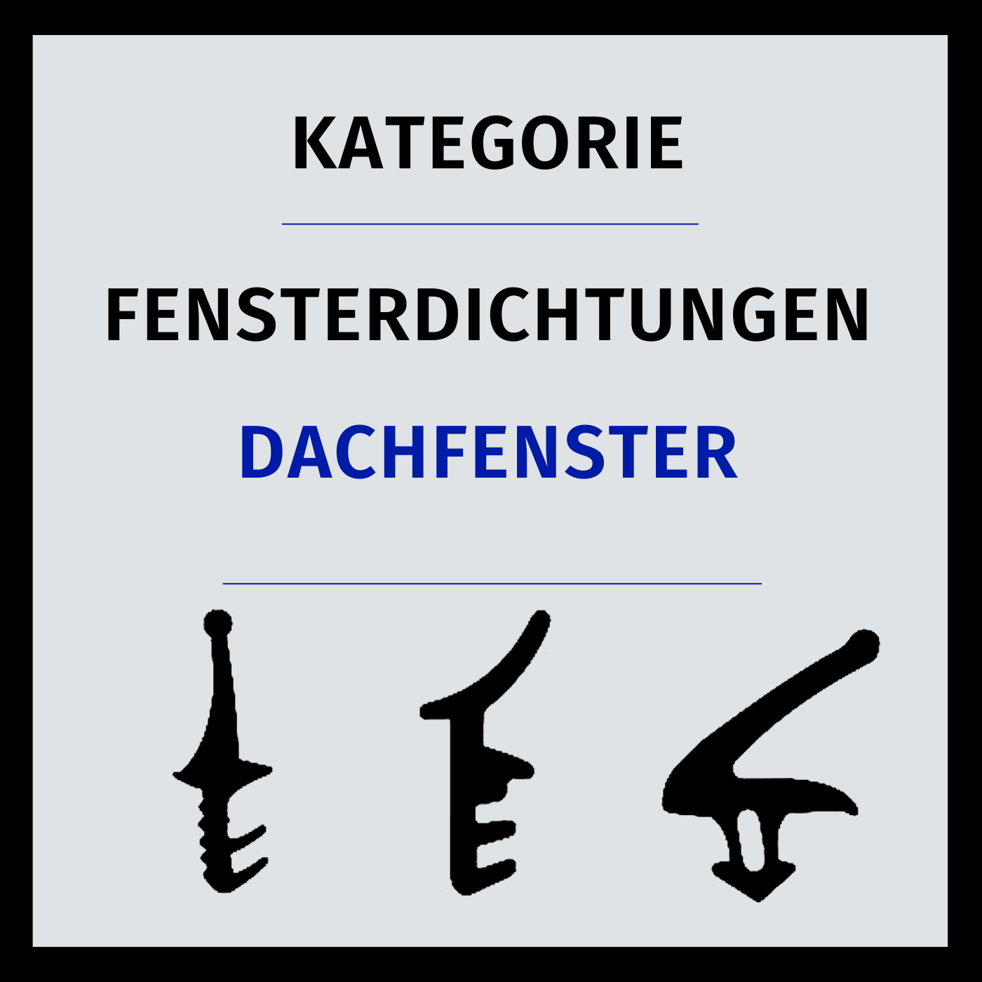 Dichtungen - Dachfenster