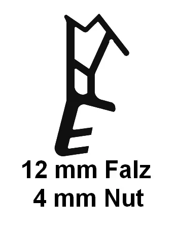 Holzfensterdichtung 003 - 4 TPE - Hohlkammerdichtung