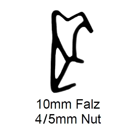 Holzfensterdichtung H 10 Silikon