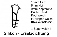 Holzfensterdichtung  weich HO - FS - 0155