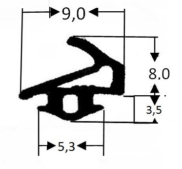 Fensterdichtungen Schüco HR - 224 924