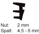 Verglasungsdichtung - Alu Schüco  224 065