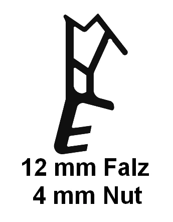 Holzfensterdichtung 003 - 4 TPE - Hohlkammerdichtung