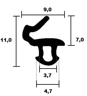 Fensterdichtungen KBE 02 - HR - 8747