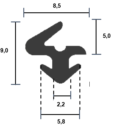 Fensterdichtungen Veka 02 HR 0513