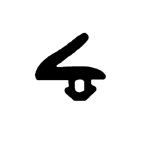 KBE Fenster - Lippendichtung 1711 TPE