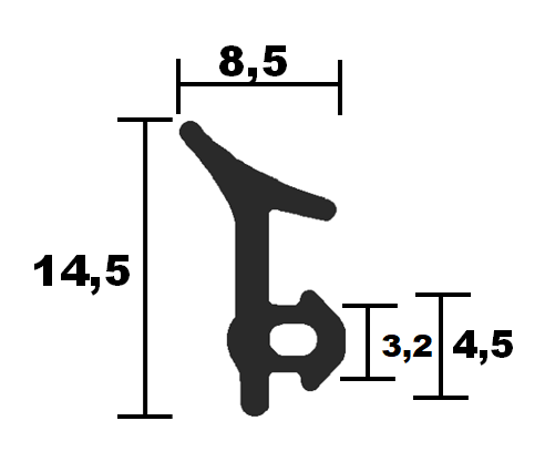 Fensterdichtungen KBE 02 HR 0754