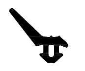 Weru Fenster Anschlagdichtung 1704 TPE