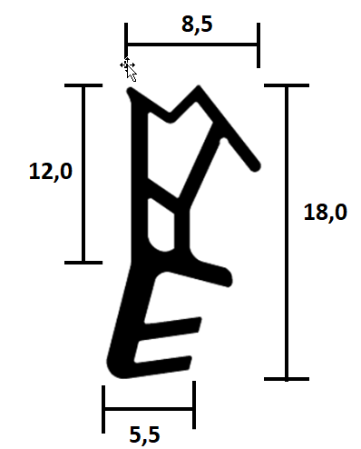 Holzfensterdichtungen TPE - FR 003