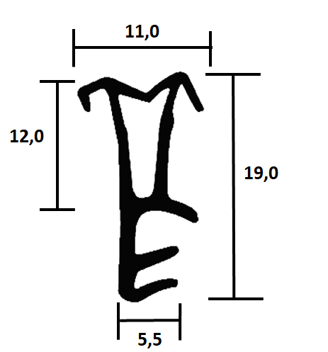 Holzfensterdichtung TPE FR 0023