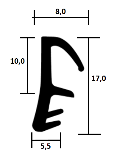 Holzfensterdichtungen HO TPE FR 0024