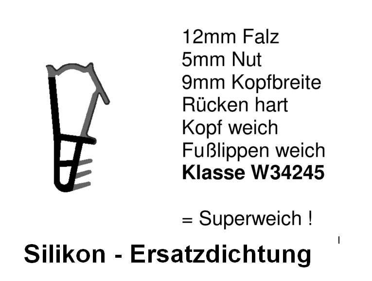 Holzfensterdichtung weich HO - FS - 0125