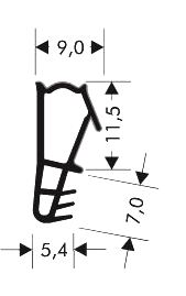 Holzfensterdichtung weich HO - FS - 0125