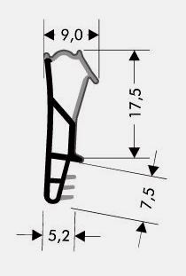 Holzfensterdichtung weich HO - FS - 0185