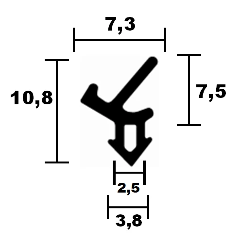 Rehau Fenster Rahmenprofil 9478 TPE