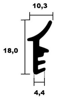 Fensterdichtungen - Dachfenster 04 - H - 6388