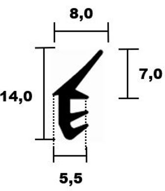 Fensterdichtungen -  Dachfenster 04 - H - 0675