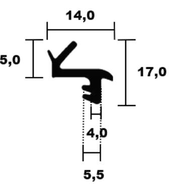 Fensterdichtungen -  Dachfenster 04 - H - 2341