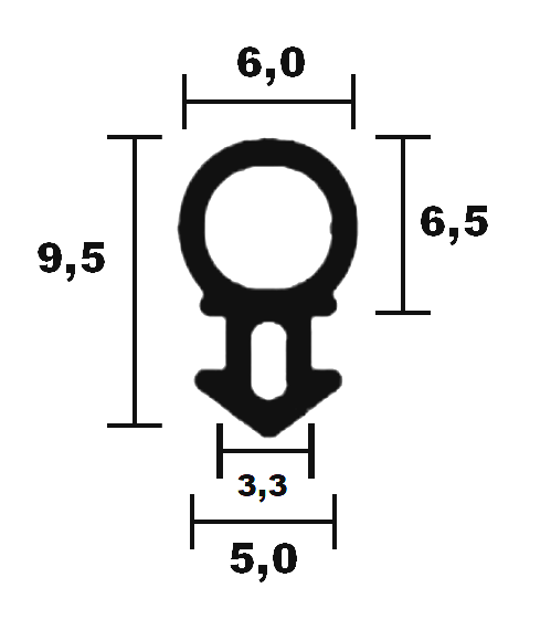 Fensterdichtungen Weru HR 02 - 1352