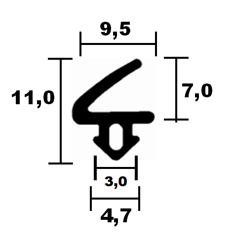 Fensterdichtungen Salamander 02 -  HR - 6511