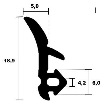 Fensterdichtungen Veka 02 -  HR 0357