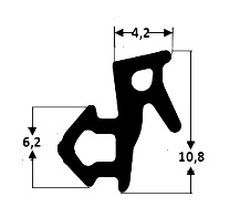 Fensterdichtungen Veka HR 45530