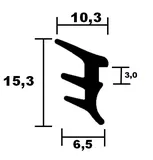 Verglasungsdichtung VG 1094 TPE