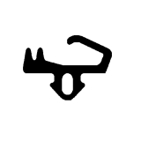 Schüco Fenster Rahmendichtung 224 523 TPE