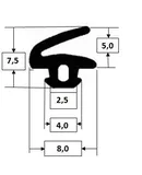 Fensterdichtungen 1231 TPE - Lippendichtung