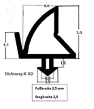 Fensterdichtungen - Universal aus Silikon KO 2_second