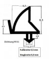 Fensterdichtungen - Universal aus Silikon MO1