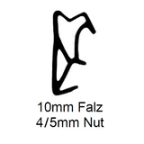 Holzfensterdichtung H 10 Silikon