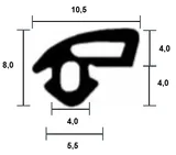 Fensterdichtung 2533 TPE - Rahmendichtung