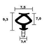 Finstral Fensterdichtungen 8523 TPE Flügeldichung