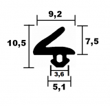 Fensterdichtungen KBE -  HR 1711