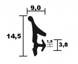 Fensterdichtungen KBE 02 HR 1217