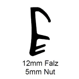 Holzfensterdichtung 002 TPE - Lippendichtung