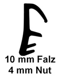 Holzfensterdichtung 0013 TPE - Lippendichtung