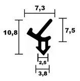 Rehau Fenster Rahmenprofil 9478 TPE