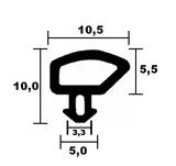 Weru Fenster Dichtgummi TPE 4241