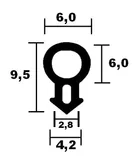 Fensterdichtungen 0958 TPE Schlauchdichtung