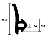 Veka Fenster Rahmendichtung 0957 TPE