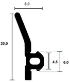 Fensterdichtung - Rahmendichtung 5831 TPE