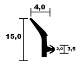 Fenster - Rahmendichtung 0496 TPE
