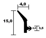 Fenster - Rahmendichtung 0496 TPE