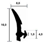 Fenster - Rahmendichtung 0221 TPE
